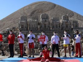 Genç Sporcularımız Dünyanın 8. Harikası Nemrut' ta Antrenman Yaptı