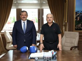 Federasyon Başkanımız Ordu Büyükşehir Belediye Başkanını Ziyaret Etti